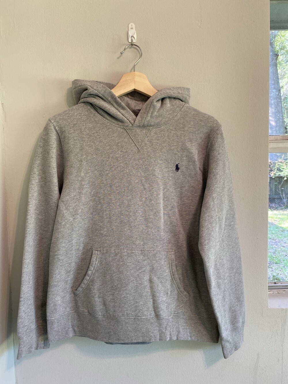 Polo Ralph Lauren Boys Gray Pullover Hoodie XL 18-20